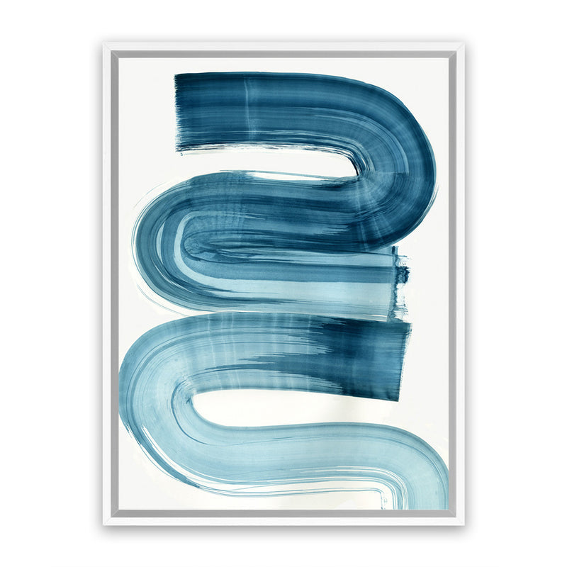 Shop Eversong Canvas Art Print-Abstract, Blue, PC, Portrait, Rectangle, View All-framed wall decor artwork