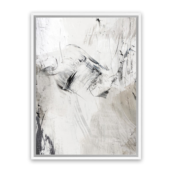 Shop Masquerade II Canvas Art Print-Abstract, Neutrals, PC, Portrait, Rectangle, View All-framed wall decor artwork