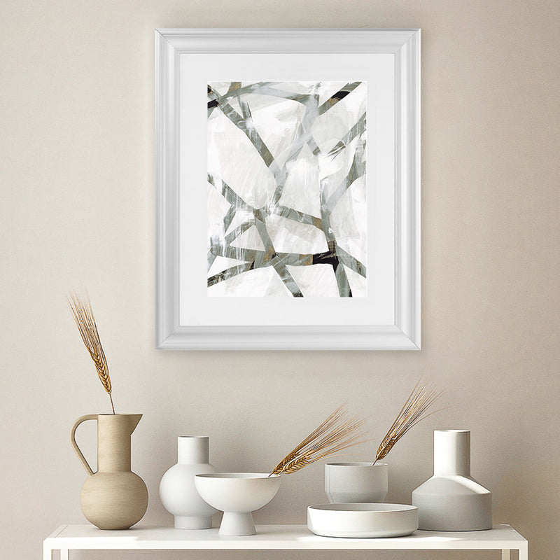 Shop Interconnect I Art Print-Abstract, Neutrals, PC, Portrait, Rectangle, View All-framed painted poster wall decor artwork