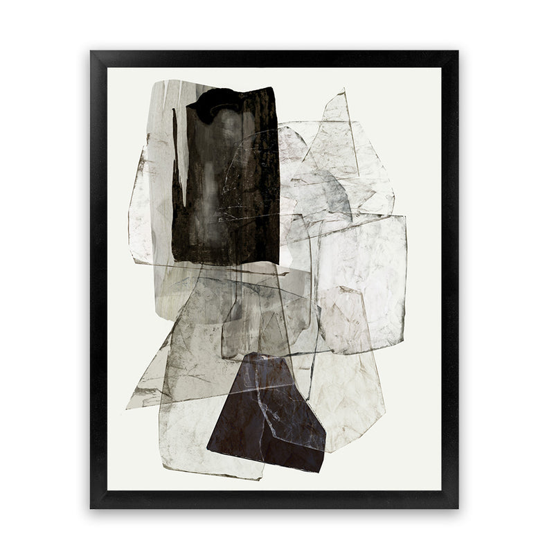 Shop Blotting Ink I Art Print-Abstract, Black, Grey, PC, Portrait, Rectangle, View All-framed painted poster wall decor artwork