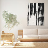 Shop Piano Rhythm I Canvas Art Print-Abstract, Black, PC, Portrait, Rectangle, View All-framed wall decor artwork