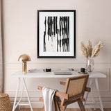 Shop Piano Rhythm I Art Print-Abstract, Black, PC, Portrait, Rectangle, View All-framed painted poster wall decor artwork