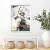Shop Golden Field Canvas Art Print-Abstract, Black, PC, Portrait, Rectangle, View All-framed wall decor artwork