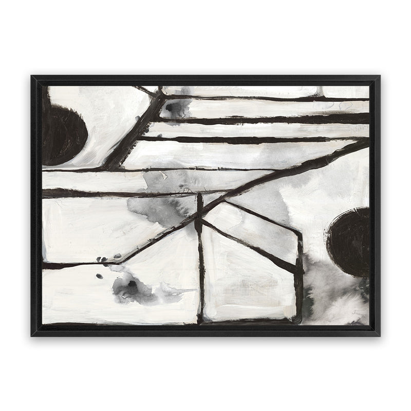 Shop Ancient Pathways I Canvas Art Print-Abstract, Black, Horizontal, PC, Rectangle, View All-framed wall decor artwork