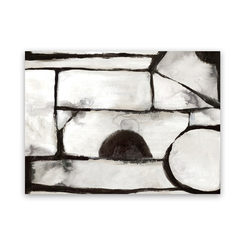 Shop Ancient Pathways II Canvas Art Print-Abstract, Black, Horizontal, PC, Rectangle, View All-framed wall decor artwork
