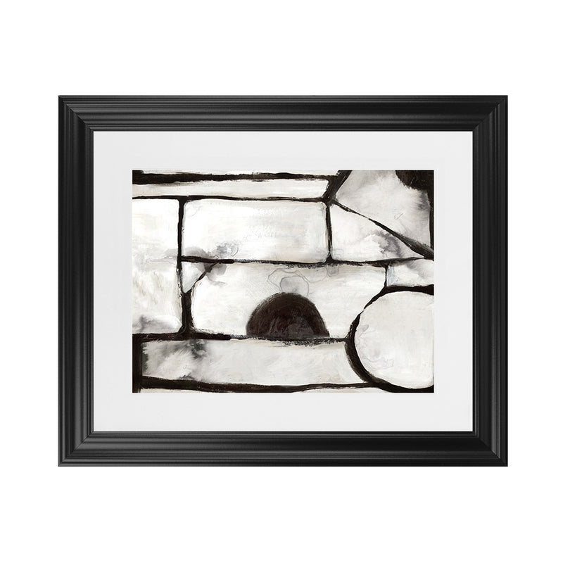 Shop Ancient Pathways II Art Print-Abstract, Black, Horizontal, PC, Rectangle, View All-framed painted poster wall decor artwork