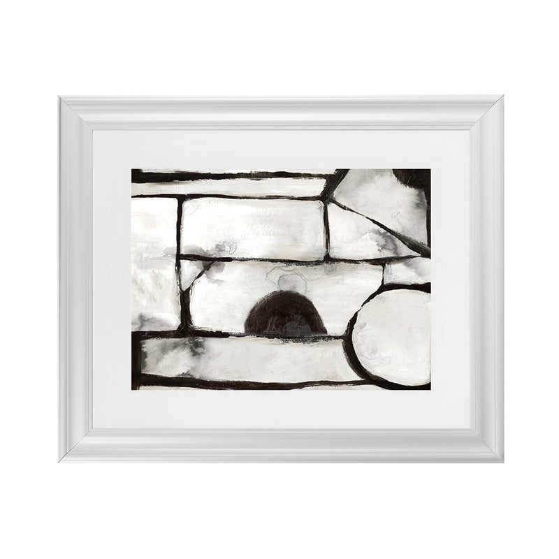Shop Ancient Pathways II Art Print-Abstract, Black, Horizontal, PC, Rectangle, View All-framed painted poster wall decor artwork