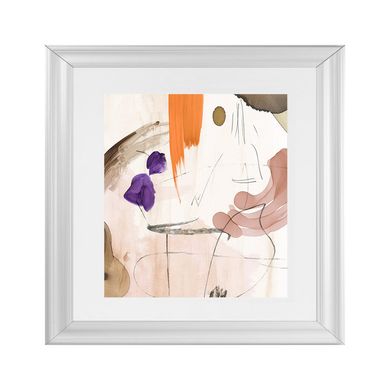 Shop Velvet At Dusk I (Square) Art Print-Abstract, Neutrals, Orange, PC, Square, View All-framed painted poster wall decor artwork