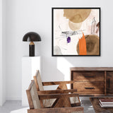 Shop Velvet At Dusk II (Square) Canvas Art Print-Abstract, Brown, Neutrals, PC, Square, View All-framed wall decor artwork