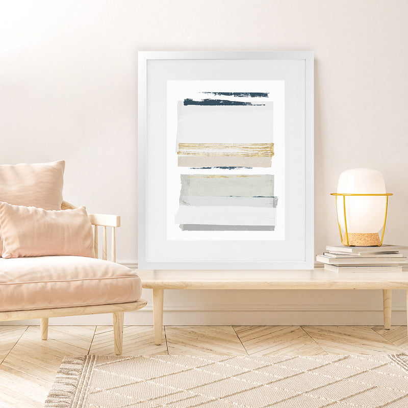 Shop Boulevard II Art Print-Abstract, Neutrals, PC, Portrait, Rectangle, View All-framed painted poster wall decor artwork