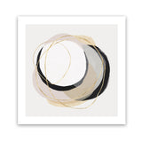 Shop Ring of Gold I (Square) Art Print-Abstract, Neutrals, PC, Square, View All-framed painted poster wall decor artwork