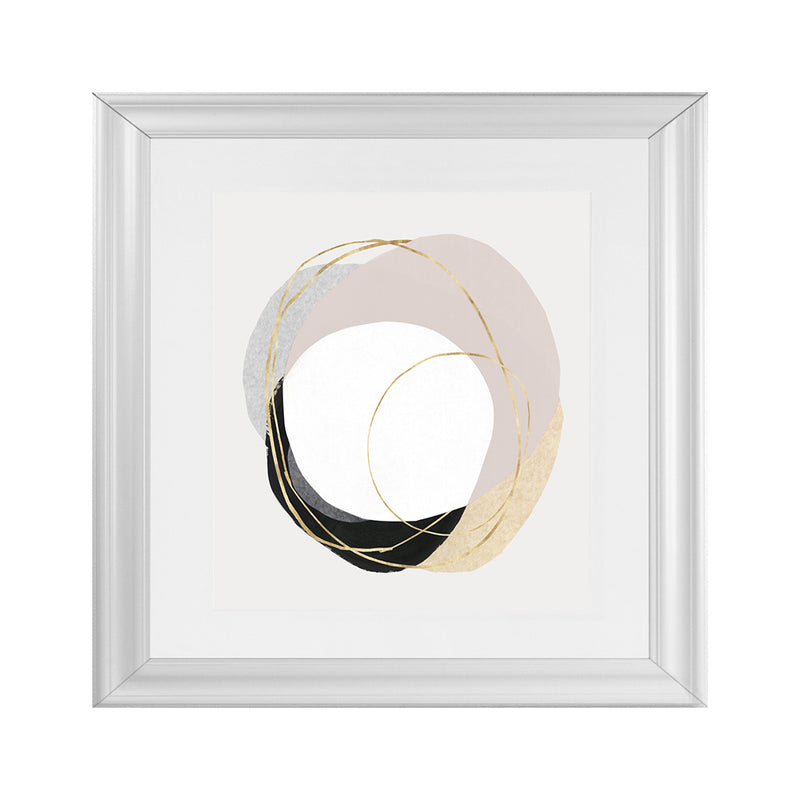 Shop Ring of Gold II (Square) Art Print-Abstract, Neutrals, PC, Square, View All-framed painted poster wall decor artwork