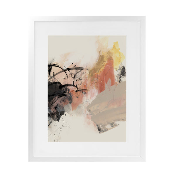 Shop Grapefruit I Art Print-Abstract, Black, Neutrals, PC, Portrait, Rectangle, View All-framed painted poster wall decor artwork