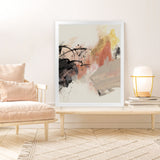 Shop Grapefruit I Art Print-Abstract, Black, Neutrals, PC, Portrait, Rectangle, View All-framed painted poster wall decor artwork