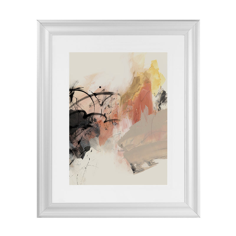 Shop Grapefruit I Art Print-Abstract, Black, Neutrals, PC, Portrait, Rectangle, View All-framed painted poster wall decor artwork