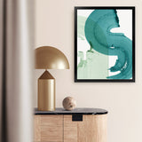 Shop Green Movement I Art Print-Abstract, Green, PC, Portrait, Rectangle, View All-framed painted poster wall decor artwork
