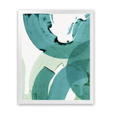 Shop Green Movement II Art Print-Abstract, Green, PC, Portrait, Rectangle, View All-framed painted poster wall decor artwork