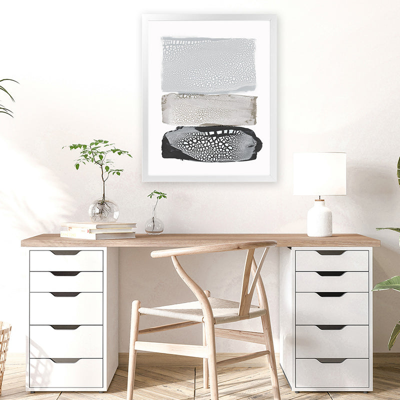 Shop Sparkling Together I Art Print-Abstract, Neutrals, PC, Portrait, Rectangle, View All-framed painted poster wall decor artwork