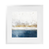 Shop Golden Horizon II (Square) Art Print-Abstract, Blue, Neutrals, PC, Square, View All-framed painted poster wall decor artwork