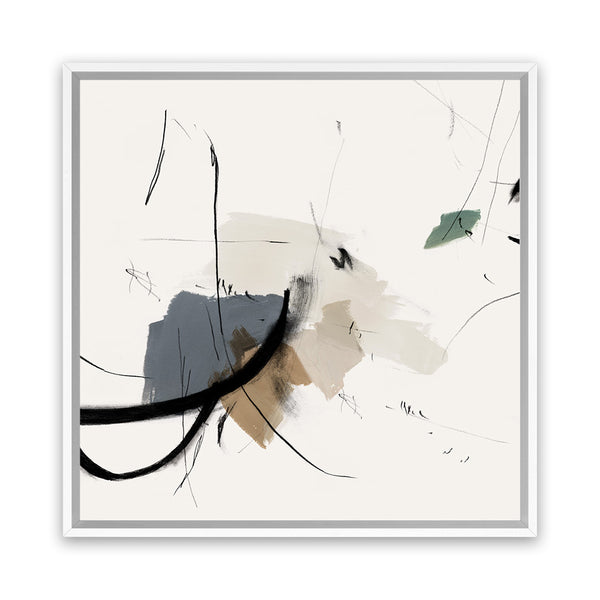 Shop Heavenly I (Square) Canvas Art Print-Abstract, Neutrals, PC, Square, View All-framed wall decor artwork