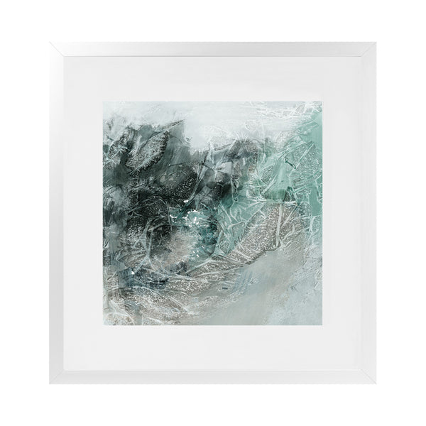 Shop Radiant Night (Square) Art Print-Abstract, Green, PC, Square, View All-framed painted poster wall decor artwork