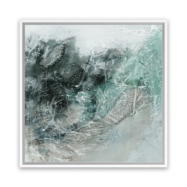 Shop Radiant Night (Square) Canvas Art Print-Abstract, Green, PC, Square, View All-framed wall decor artwork