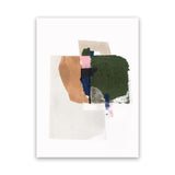Shop Patchwork Pieces I Canvas Art Print-Abstract, Green, Neutrals, PC, Portrait, Rectangle, View All-framed wall decor artwork