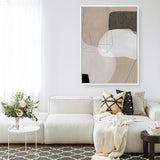 Shop Transparent II Canvas Art Print-Abstract, Neutrals, PC, Portrait, Rectangle, View All-framed wall decor artwork