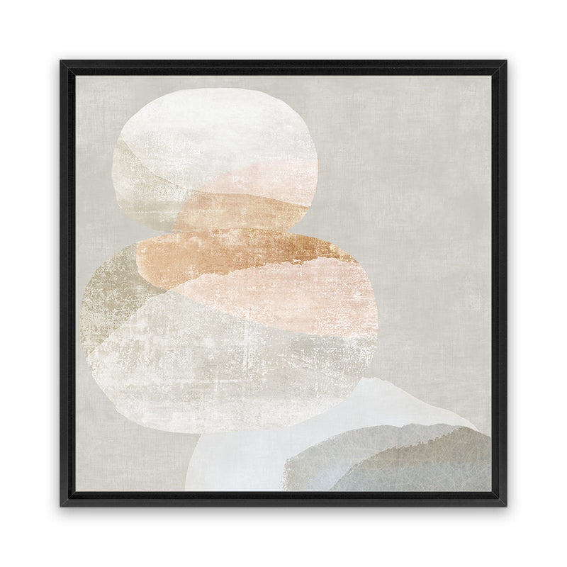 Shop Pile Up I (Square) Canvas Art Print-Abstract, Neutrals, PC, Square, View All-framed wall decor artwork