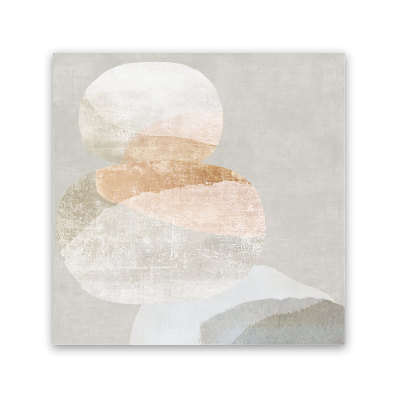 Shop Pile Up I (Square) Canvas Art Print-Abstract, Neutrals, PC, Square, View All-framed wall decor artwork