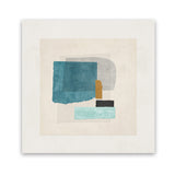 Shop Square Form II (Square) Art Print-Abstract, Blue, Neutrals, PC, Square, View All-framed painted poster wall decor artwork