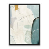 Shop Merging II Canvas Art Print-Abstract, Blue, Neutrals, PC, Portrait, Rectangle, View All-framed wall decor artwork
