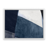 Shop Blue Merge Canvas Art Print-Abstract, Blue, Horizontal, PC, Rectangle, View All-framed wall decor artwork