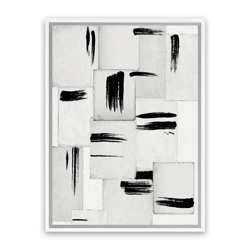 Shop Splattering II Canvas Art Print-Abstract, Neutrals, PC, Portrait, Rectangle, View All-framed wall decor artwork