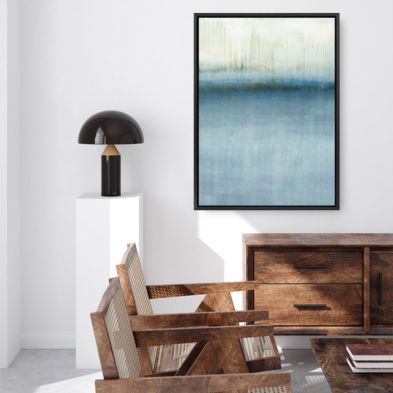 Shop August Rush II Canvas Art Print-Abstract, Blue, PC, Portrait, Rectangle, View All-framed wall decor artwork