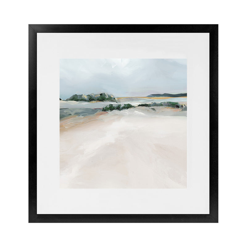 Shop Shimmering Path (Square) Art Print-Abstract, Blue, Landscape, Neutrals, PC, Square, View All-framed painted poster wall decor artwork