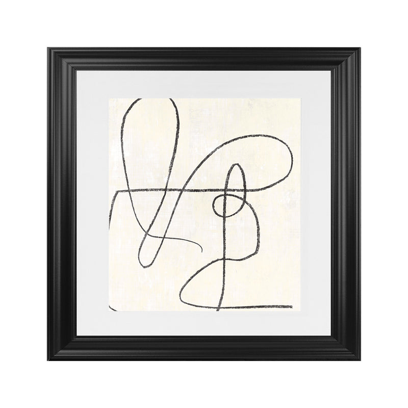 Shop Juxtaposing (Square) Art Print-Abstract, PC, Square, View All, Yellow-framed painted poster wall decor artwork