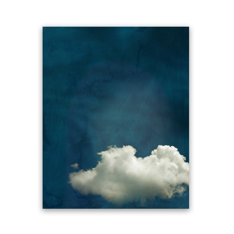 Shop Cloudy Chance I Art Print-Abstract, Blue, PC, Portrait, Rectangle, View All-framed painted poster wall decor artwork