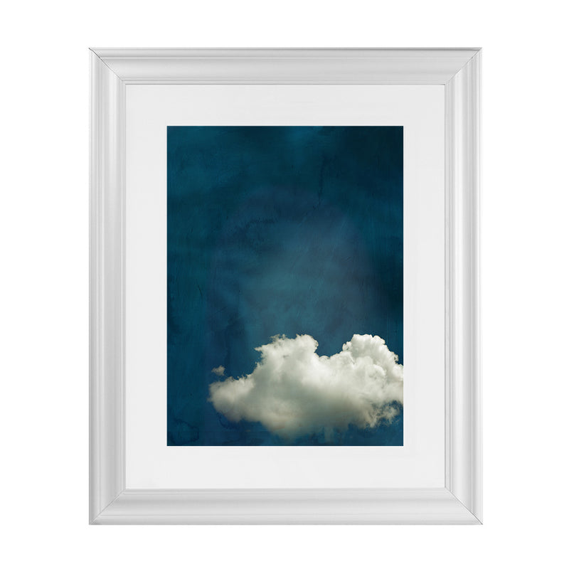 Shop Cloudy Chance I Art Print-Abstract, Blue, PC, Portrait, Rectangle, View All-framed painted poster wall decor artwork