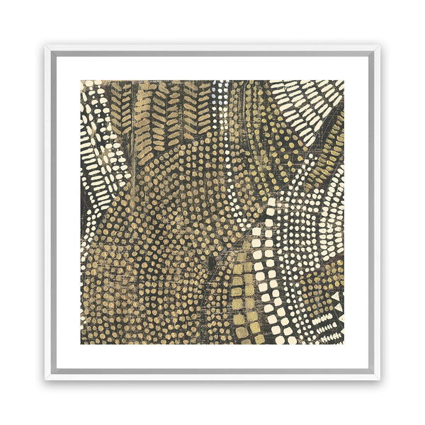 Shop Bleaching Gold I (Square) Canvas Art Print-Abstract, Brown, PC, Square, View All-framed wall decor artwork