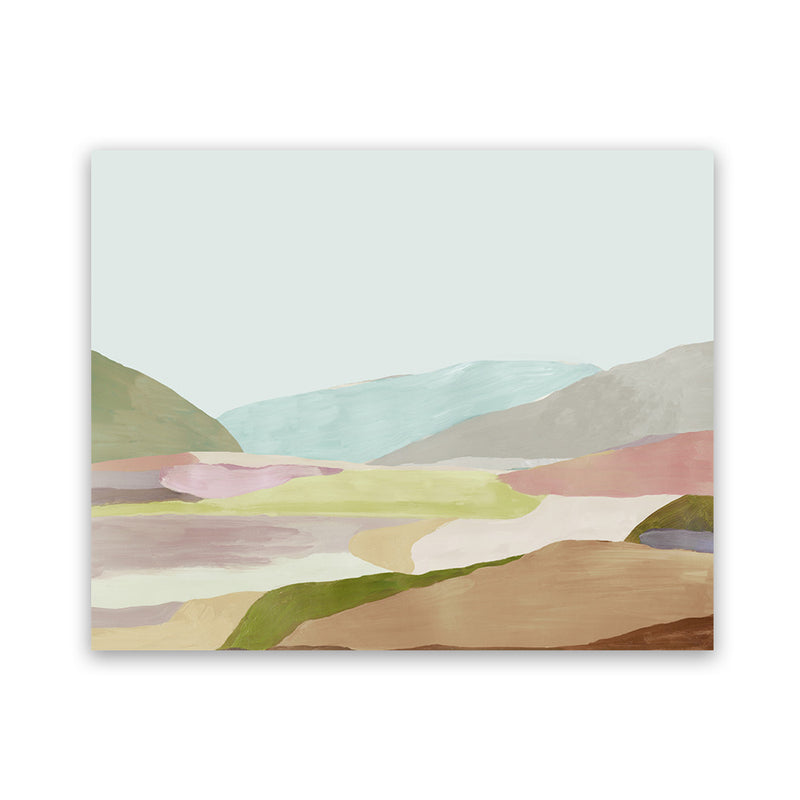 Shop Hills of Light I Art Print-Abstract, Brown, Green, Horizontal, PC, Rectangle, View All-framed painted poster wall decor artwork