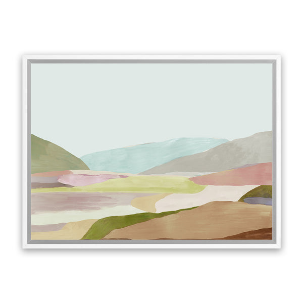Shop Hills of Light I Canvas Art Print-Abstract, Brown, Green, Horizontal, PC, Rectangle, View All-framed wall decor artwork