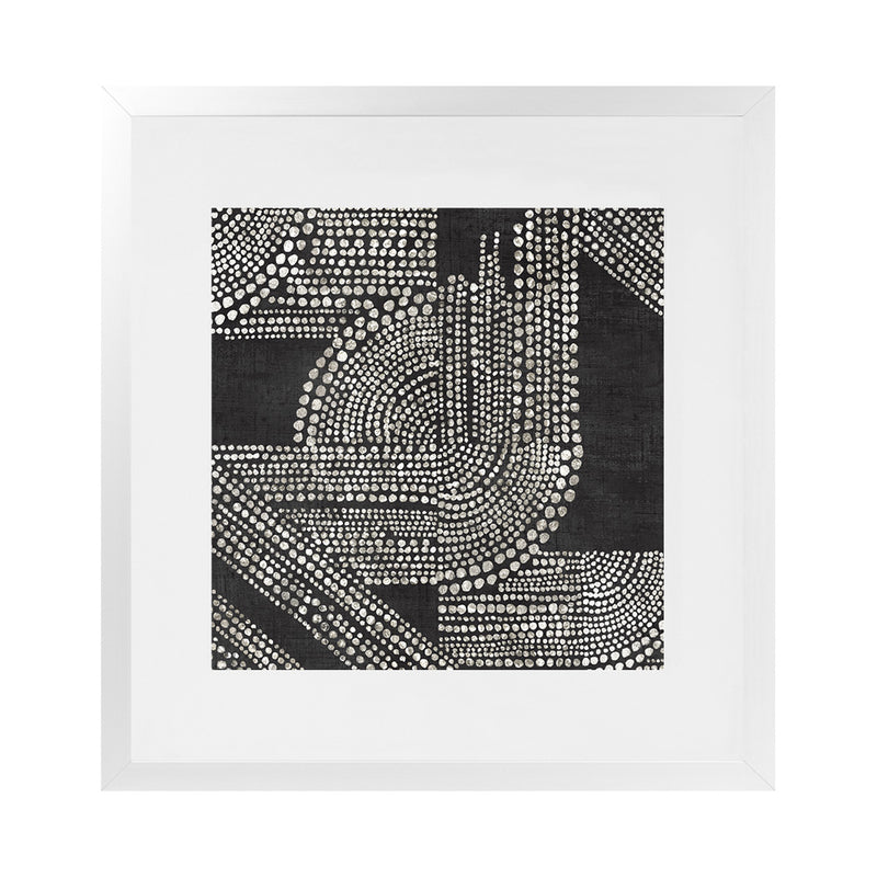Shop Pearl Dots I (Square) Art Print-Abstract, Black, PC, Square, View All-framed painted poster wall decor artwork
