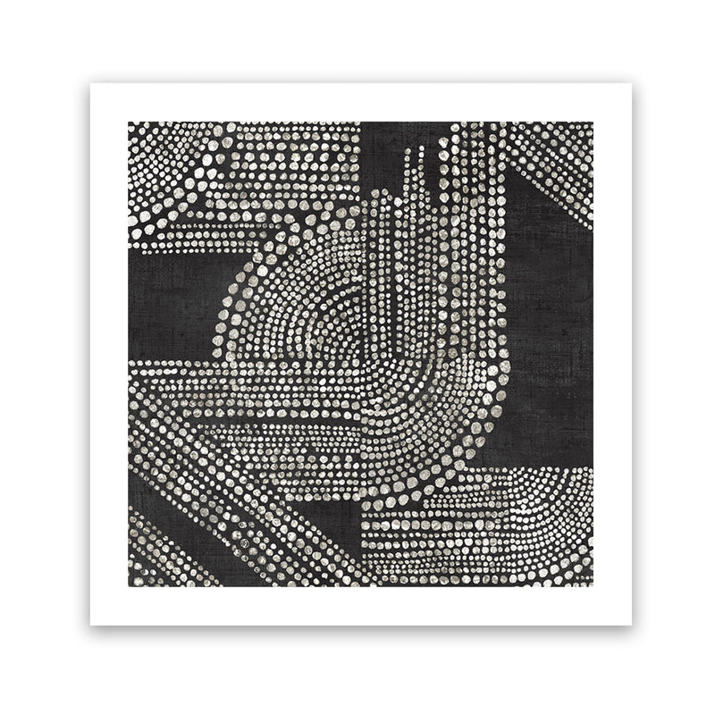 Shop Pearl Dots I (Square) Art Print-Abstract, Black, PC, Square, View All-framed painted poster wall decor artwork