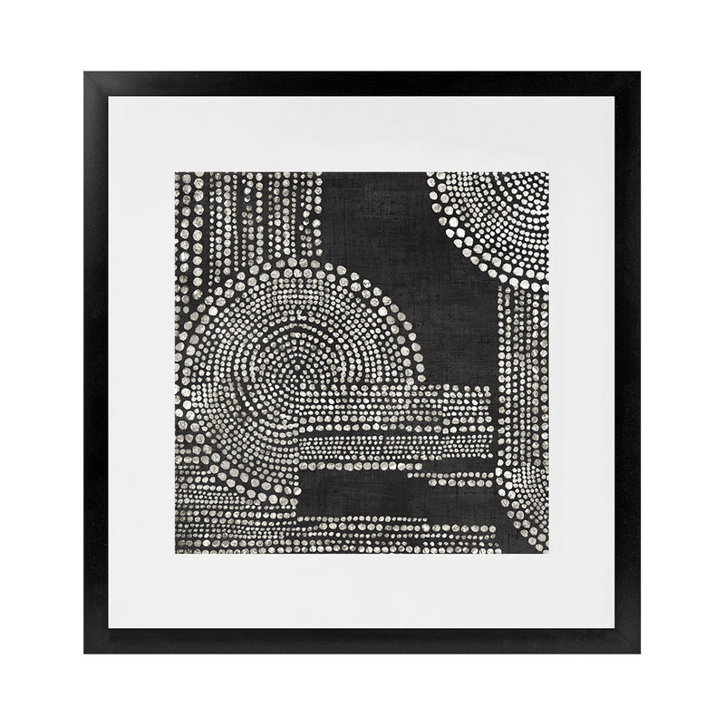 Shop Pearl Dots II (Square) Art Print-Abstract, Black, PC, Square, View All-framed painted poster wall decor artwork