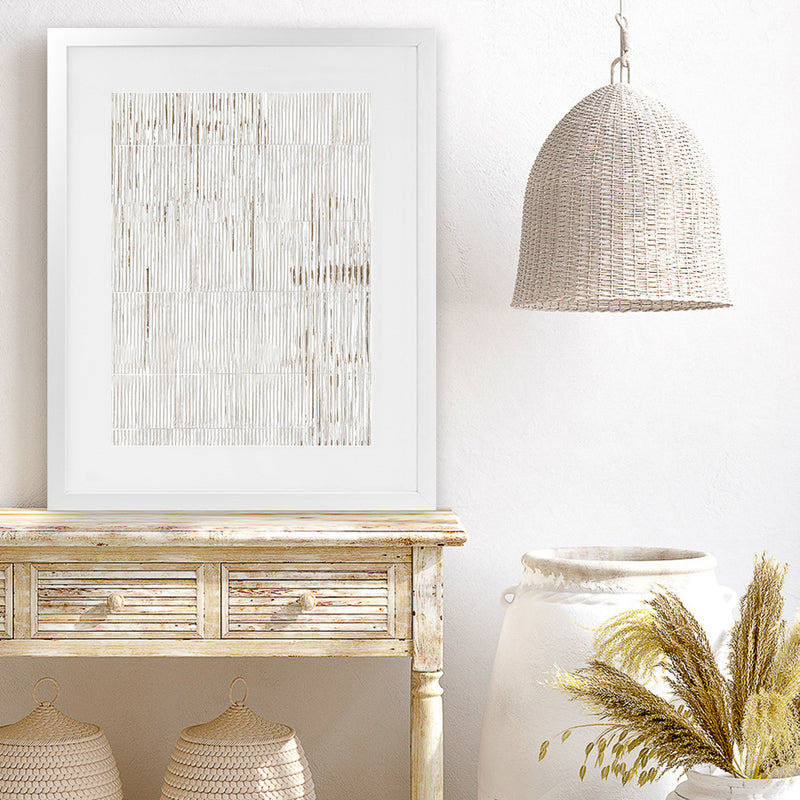 Shop Bamboo Passing III Art Print-Abstract, Neutrals, PC, Portrait, Rectangle, View All-framed painted poster wall decor artwork