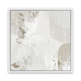 Shop Lacing II (Square) Canvas Art Print-Abstract, Neutrals, PC, Square, View All-framed wall decor artwork