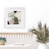 Shop Entangled II (Square) Art Print-Abstract, Black, Neutrals, PC, Square, View All-framed painted poster wall decor artwork