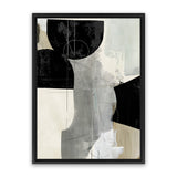 Shop Jet Black II Canvas Art Print-Abstract, Black, Grey, PC, Portrait, Rectangle, View All-framed wall decor artwork