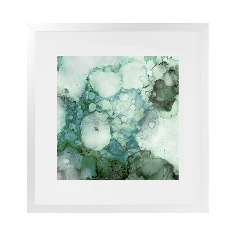 Shop Zen Panel I (Square) Art Print-Abstract, Green, PC, Square, View All-framed painted poster wall decor artwork